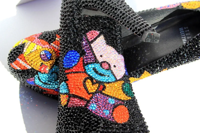 Pop Art Swarovski Crystal Heels