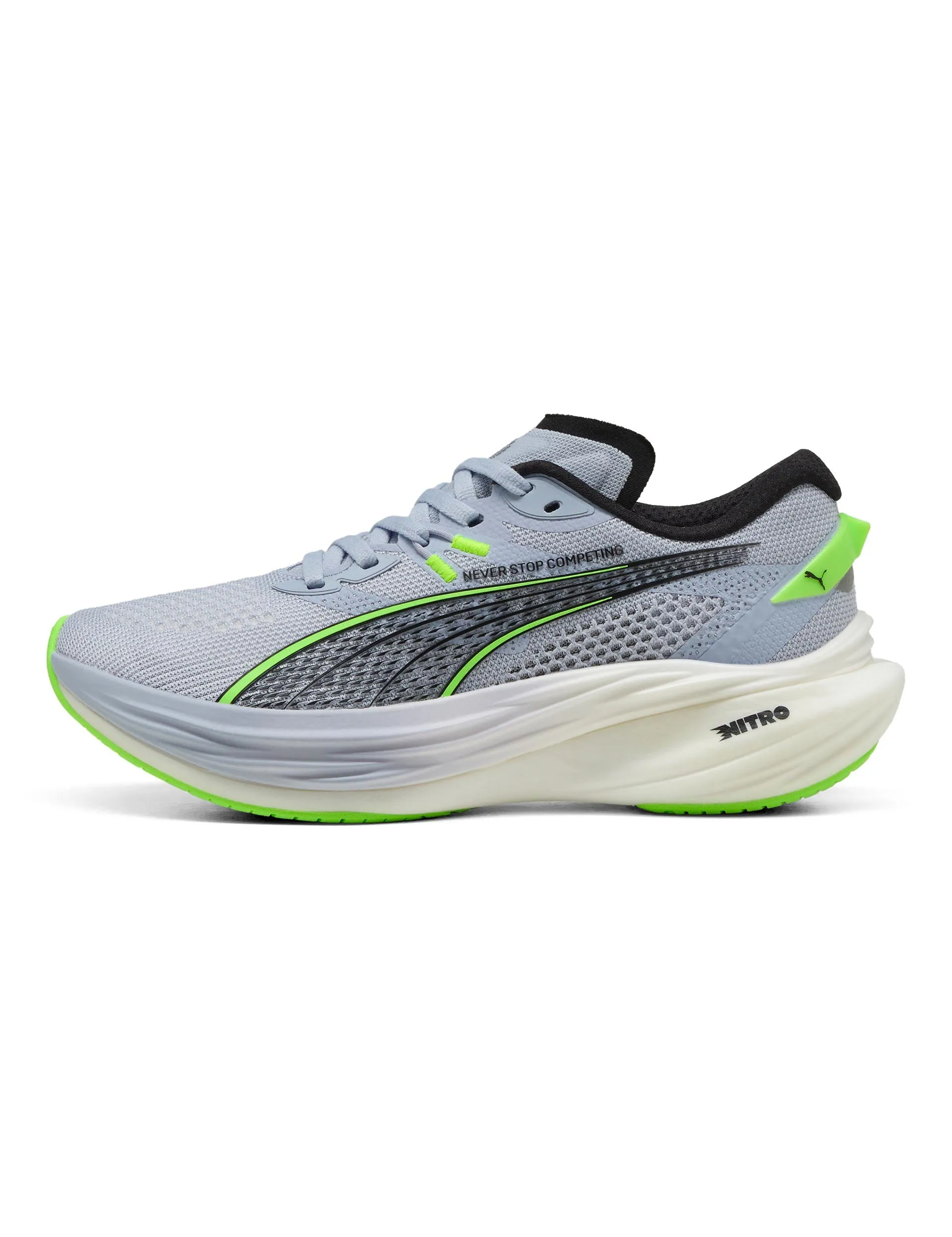 Puma x Hyrox Deviate NITRO 3 Running Shoes - Cool Weather/Green Glare