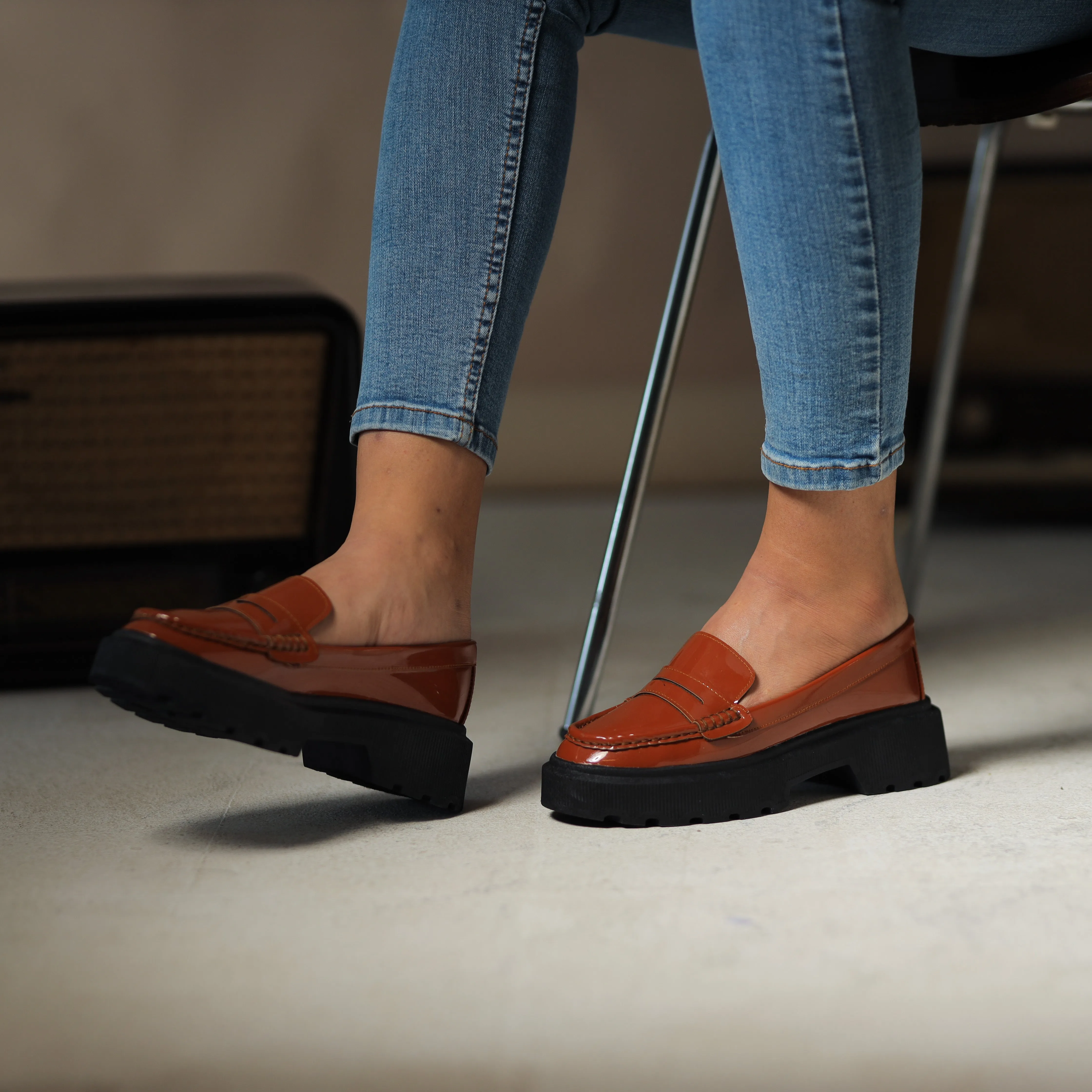 Quality Verne Leather Chunky Loafers - Havan