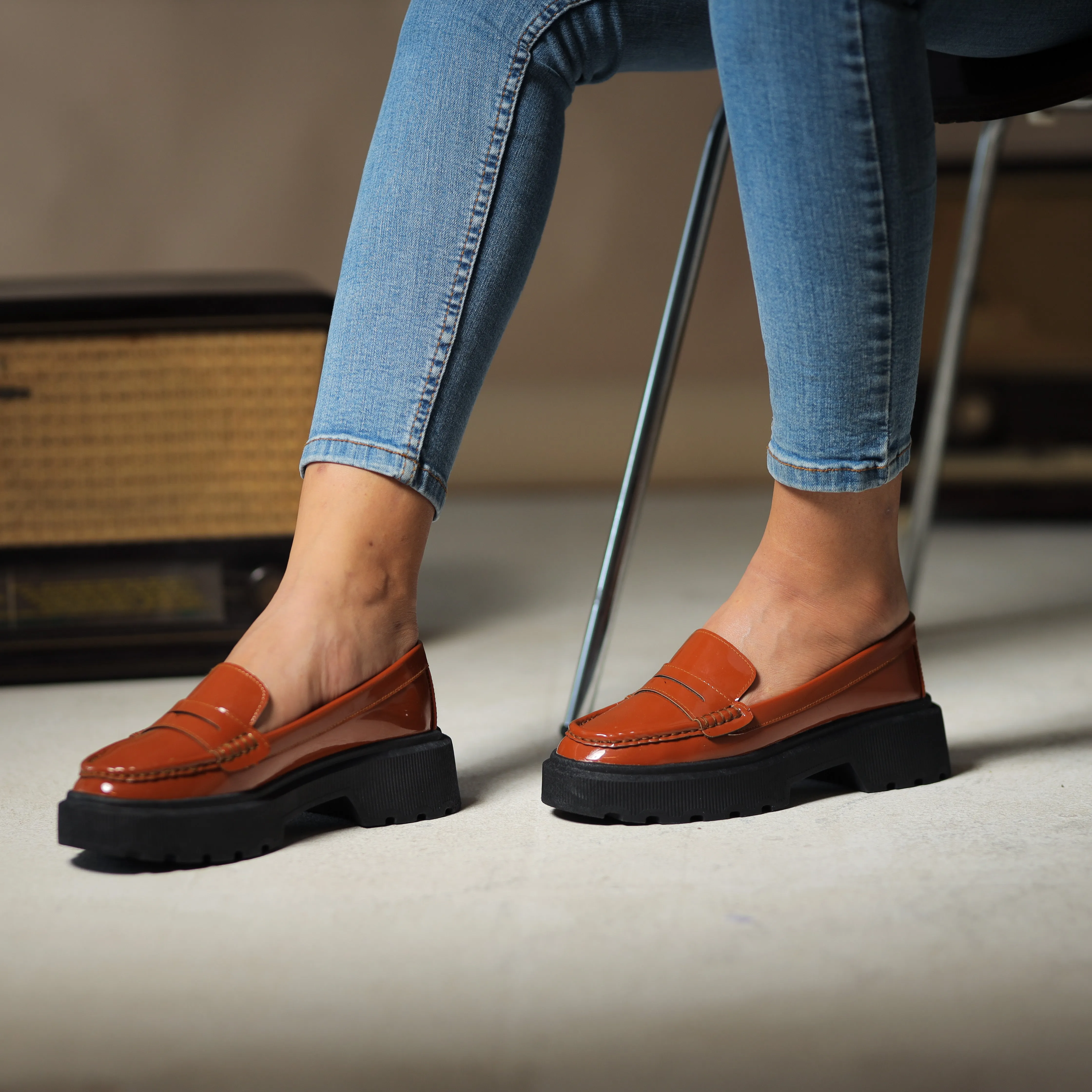 Quality Verne Leather Chunky Loafers - Havan