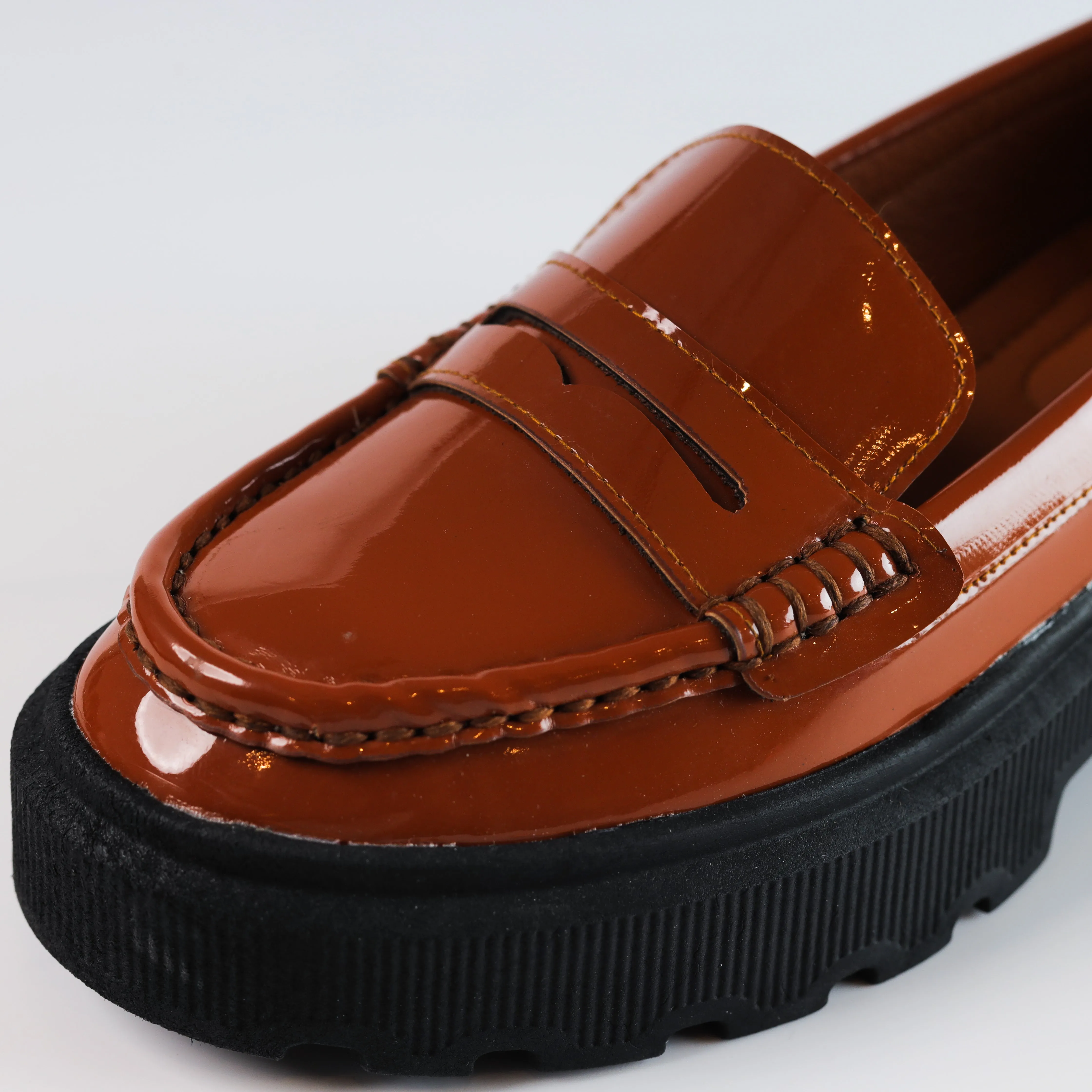 Quality Verne Leather Chunky Loafers - Havan