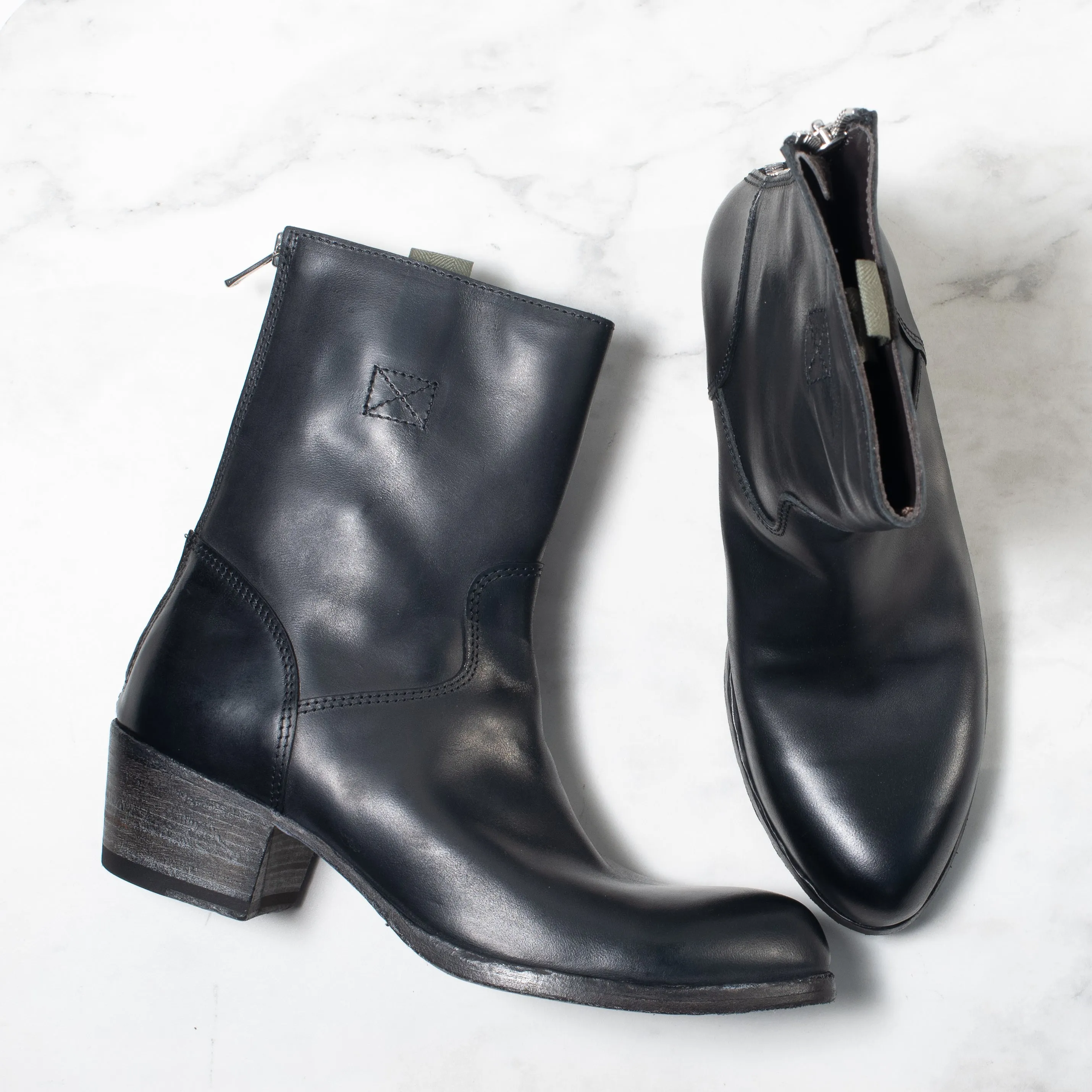 Shoto Mod Cowboy Boot (matte black)