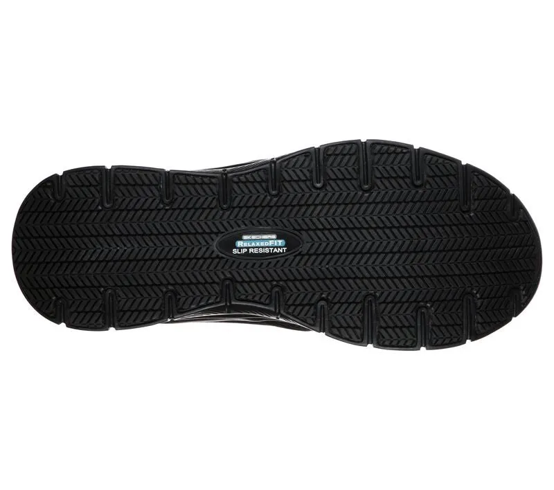 SKECHERS MEN'S  Work Relaxed Fit: Flex Advantage - McAllen SR #77048 BLK