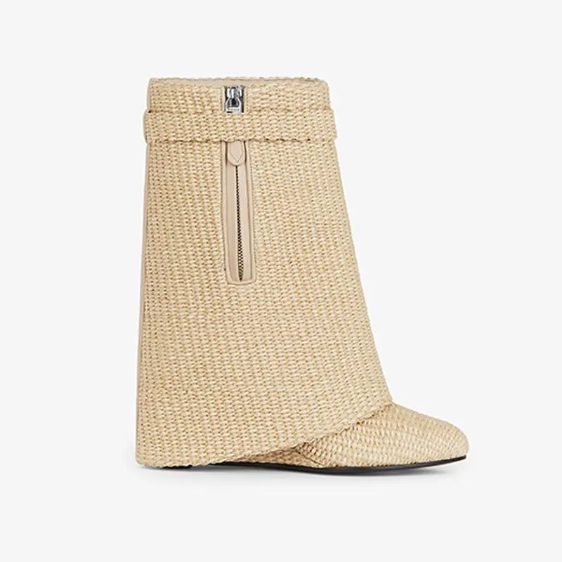Sophisticated Beige Ankle Boots