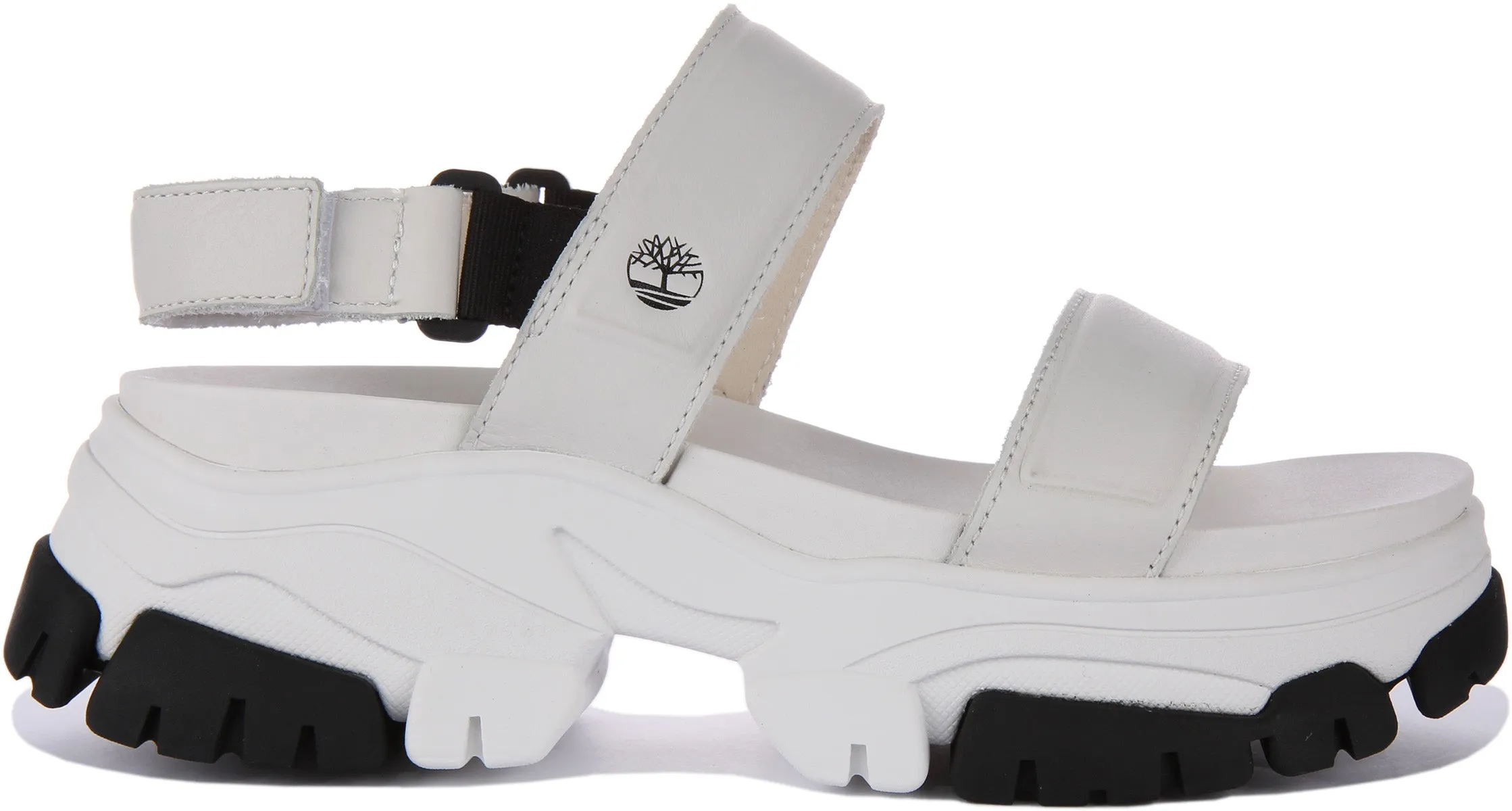 Timberland A5Usm Adley Way In White Platform Sandals