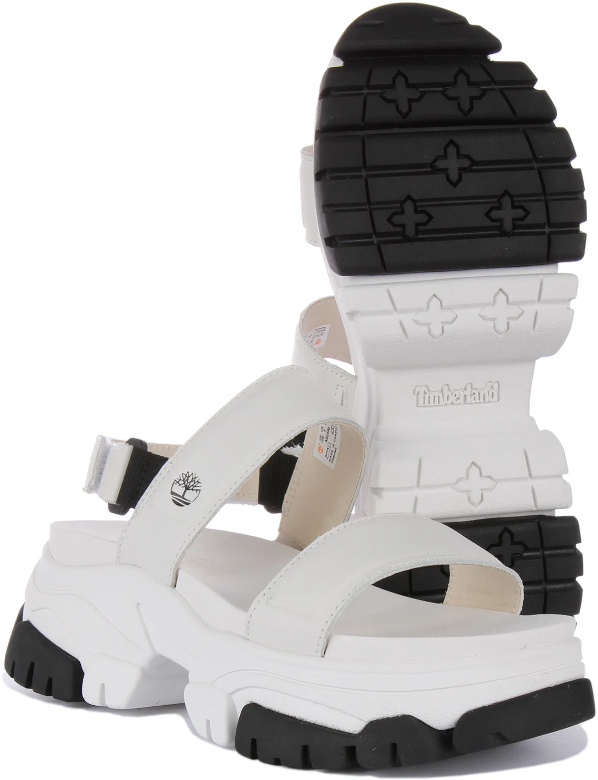 Timberland A5Usm Adley Way In White Platform Sandals