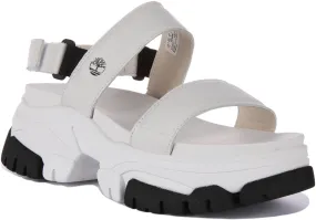 Timberland A5Usm Adley Way In White Platform Sandals