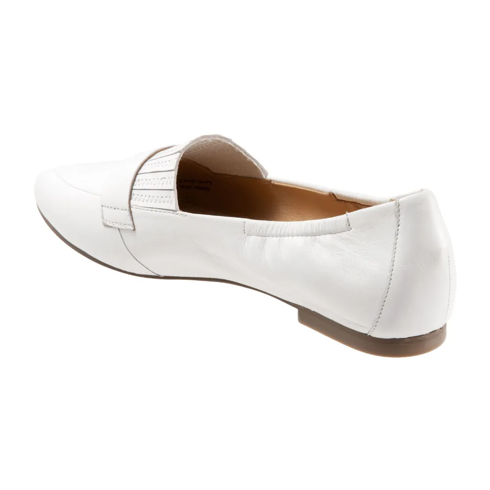 Trotters Emotion White Leather Slip-On (Women's)