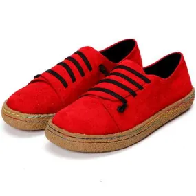 US Szie 5-11 Women Slip On Comfy Suede Flat Loafers