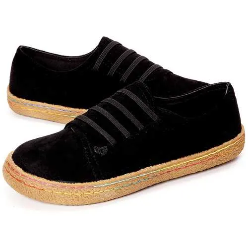 US Szie 5-11 Women Slip On Comfy Suede Flat Loafers