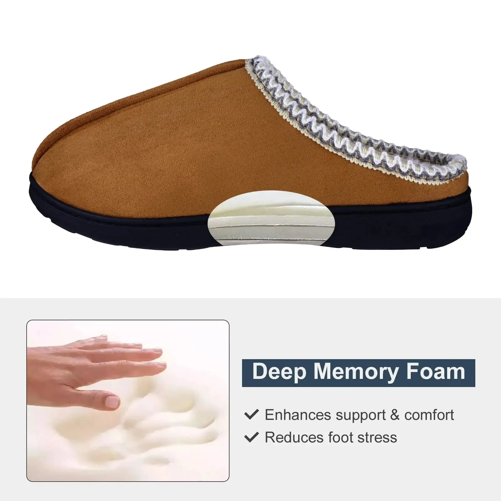 Warm Slip-on Home Plush Mules Slippers